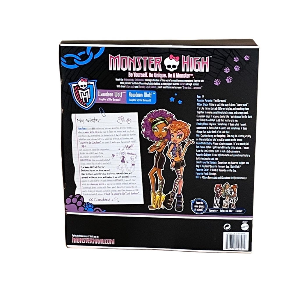 Mattel Clawdeen Wolf Howleen Wolf Fashion Doll - X5227 Brand NEW! - Picture 5 of 6